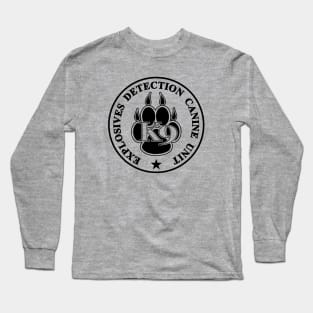 K9 Explosives Detection Canine Unit Long Sleeve T-Shirt